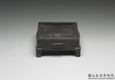 图片[3]-Duan inkstone with inscription “Ning song (meditative pine)”, Yuan dynasty(13-14th century)-China Archive